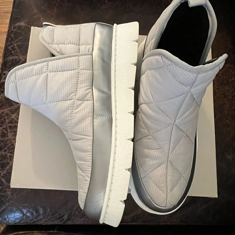 Marc Fisher Quilted Pull On Bootie Medium Grey